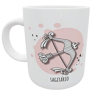 Caneca signo sagitário presente horoscopo astrologia