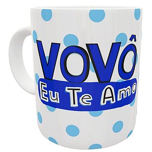 Caneca vovô eu te amo presente dia dos avós divertido fofo