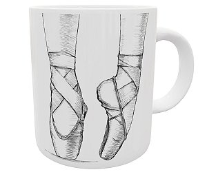 Caneca bailarina balé dançarina profissão presente