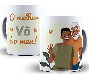 Caneca o melhor vô é o meu presente avô dia dos avós vovô