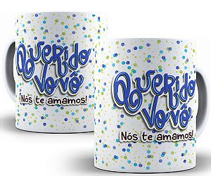 Caneca querido vovô nós te amamos presente dia dos avós