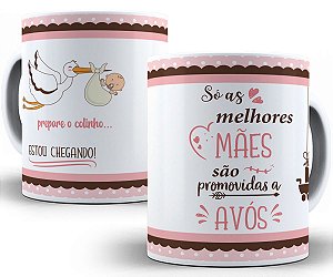 Caneca as melhores mães são promovidas a avós presente vovó