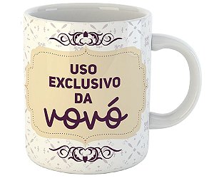 Caneca exclusiva da vovó presente avó fofo divertido