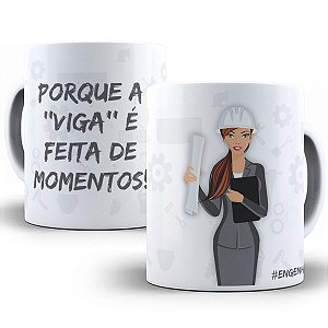 Caneca arquiteta porque a "viga" é feita de momentos