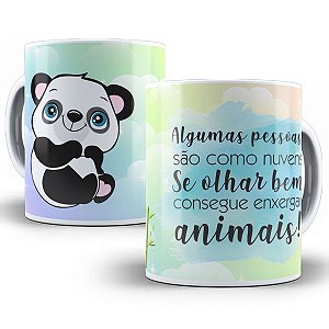 Caneca divertida algumas pessoas são como nuvéns presente