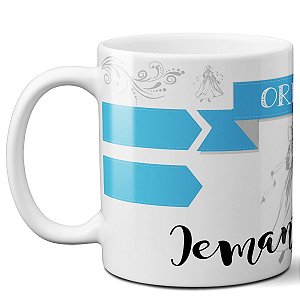 Caneca iemanjá presente candomblé umbanda religião fé