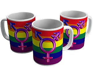Caneca transexual lgbt presente pride orgulho
