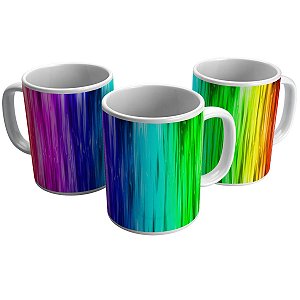 Caneca arco-iris presente amor love lgbt pride orgulho