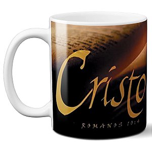 Caneca em jesus sou vencedor presente fé evangélico religião