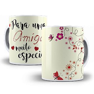 Caneca para uma amiga muito especial presente dia dos amigos