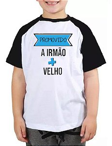 Camiseta promovido a irmao mais velho camisa