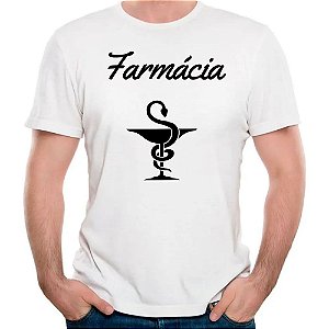 Camiseta farmácia curso faculdade farmacêutico profissão