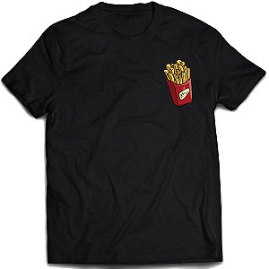 Camiseta Batata Frita Lanche Camisa fritas lanchonete