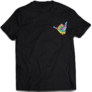 Camisa Good Vibes Hippie tie-dye camiseta