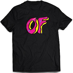 Camiseta off donuts rosquinha camisa divertida tv