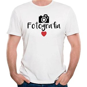 Camiseta Faculdade fotografia camisa curso universitária