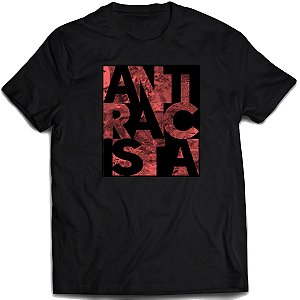 Camiseta anti-racista camisa preta orgulho negro