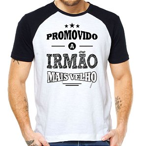 Camiseta promovido a irmão mais velho camisa presente