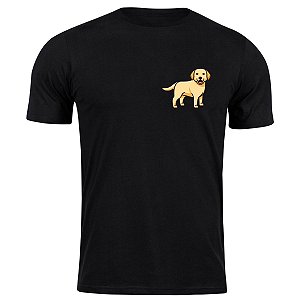 Camiseta algodão labrador camisa dog cachorro pet blusa