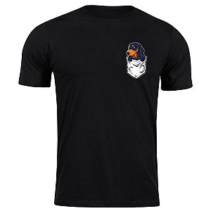 Camiseta algodão cachorro salsichinha de bolso camisa blusa
