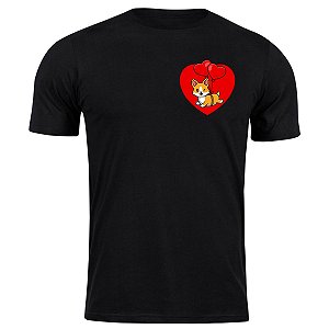 Camiseta algodão dog lover camisa blusa presente cachorro