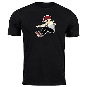 Camiseta algodão skate sk8 drip moda de rua swag blusa