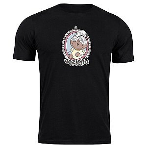 Camiseta algodão vózinha eu te amo camisa avó blusa vovó