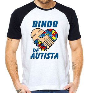 Camiseta dindo de autista blusa autismo inclusão camisa
