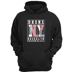 Casaco moletom bronx freestyle new york brooklyn moda rua
