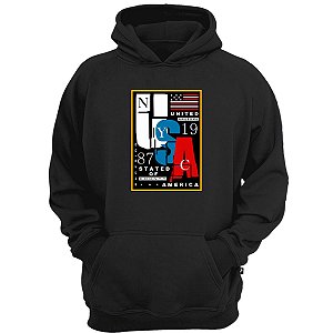 Casaco moletom usa nyc estados unidos nova iorque moda frio
