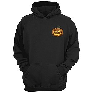 Casaco moletom abobora de bolso halloween moda rua swag drip