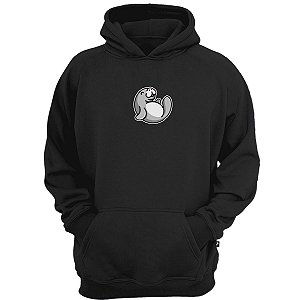 Casaco moletom com capuz foca cute fun animal blusa de frio