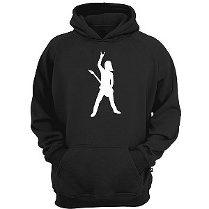 Casaco moletom rock and roll rockeiro metal blusa de frio