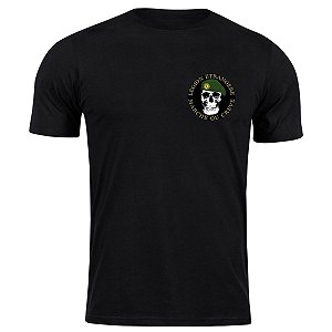 Camiseta legiao estrangeira atack preta camisa blusa