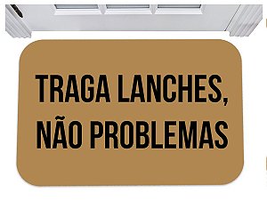 Capacho traga lanhces não problemas tapete para porta