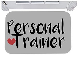 Capacho para porta personal treiner tapete 40x60