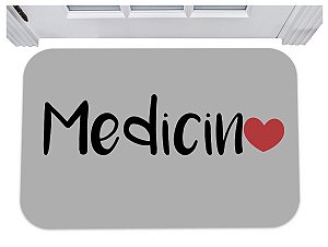 Capacho para porta medicina doutor medico tapete 40x60