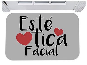 Capacho estética facial esteticista tapete para porta 40x60