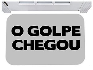Capacho divertido o golpe chegou tapete para porta 40x60