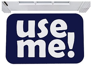 Capacho use me tapete para porta me use 40x60