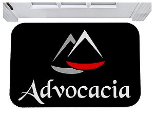 Capacho advocacia advogado direito tapete para porta 40x60