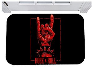 Capacho rock and roll tapete para porta 40x60 rock roqueiro