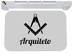 Capacho arquiteto profissão arquitetura tapete 40x60