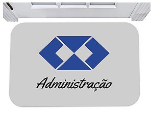 Capacho administração adm tapete para porta 40x60
