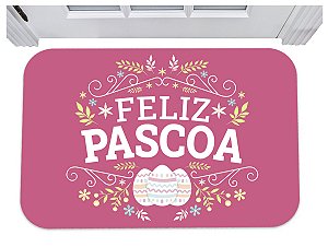 Capacho feliz pascoa ovos de pascoa tapete infantil 40x60