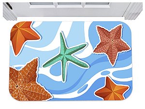Capacho oceano praia estralas do mar tapete para porta 40x60