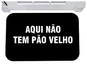 Capacho divertido aqui não tem pão velho tapete para porta