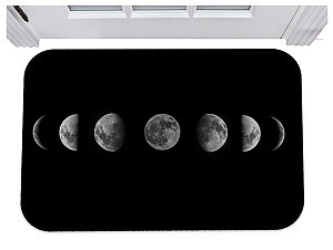 Capacho para porta fases da lua tapete 40x60