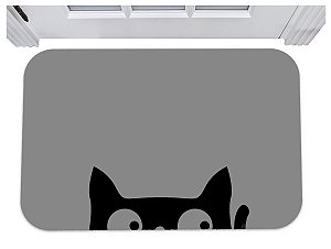 Capacho pet gatinho cat tapete para porta 40x60