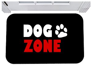 Capacho para porta dog zone tapete 40x60